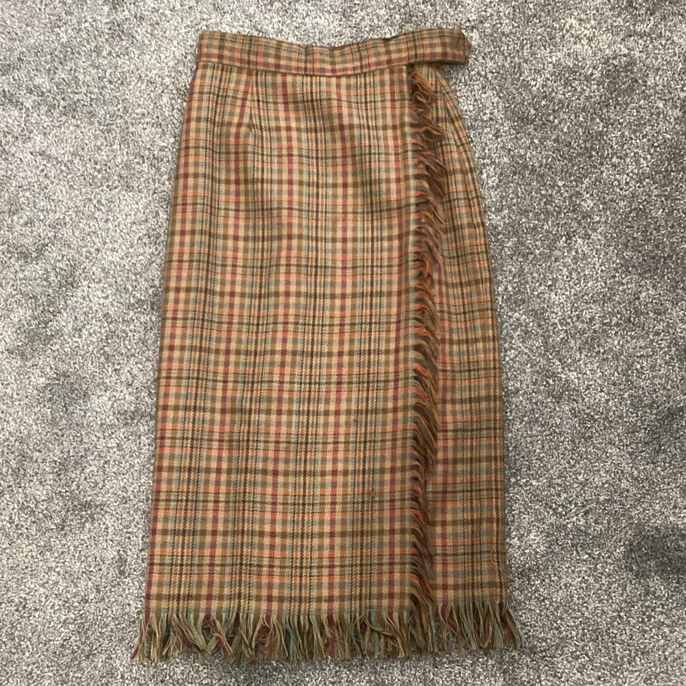 JH Collectibles wool wrap skirt